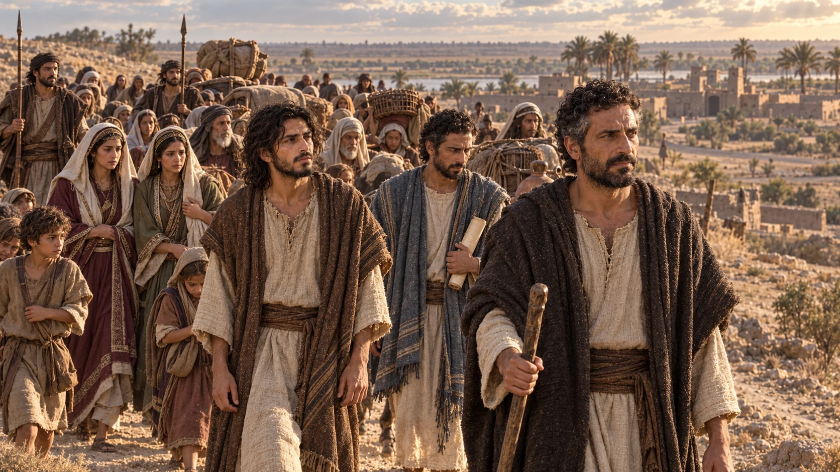Johanan leads the remnant on the road into Egypt.