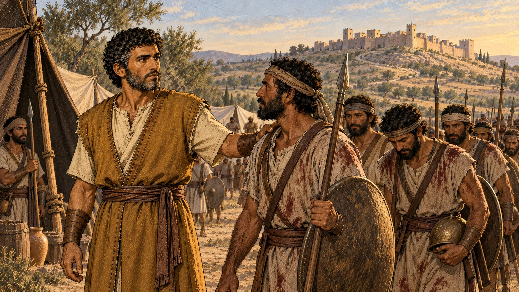 The people return in peace