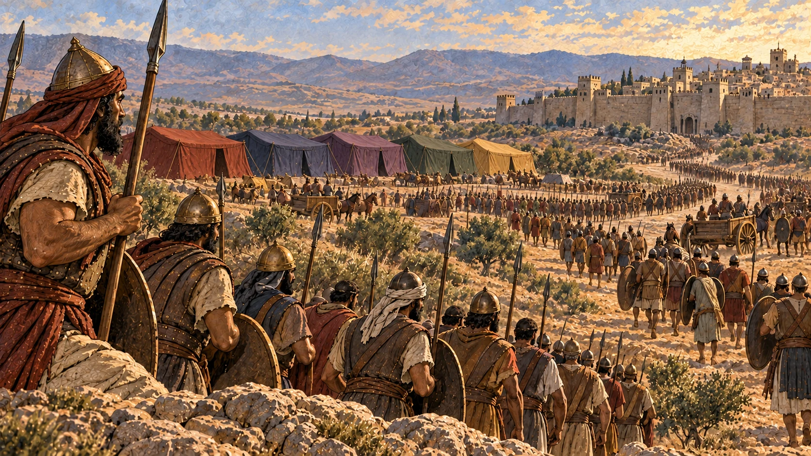 Five kings against Gibeon