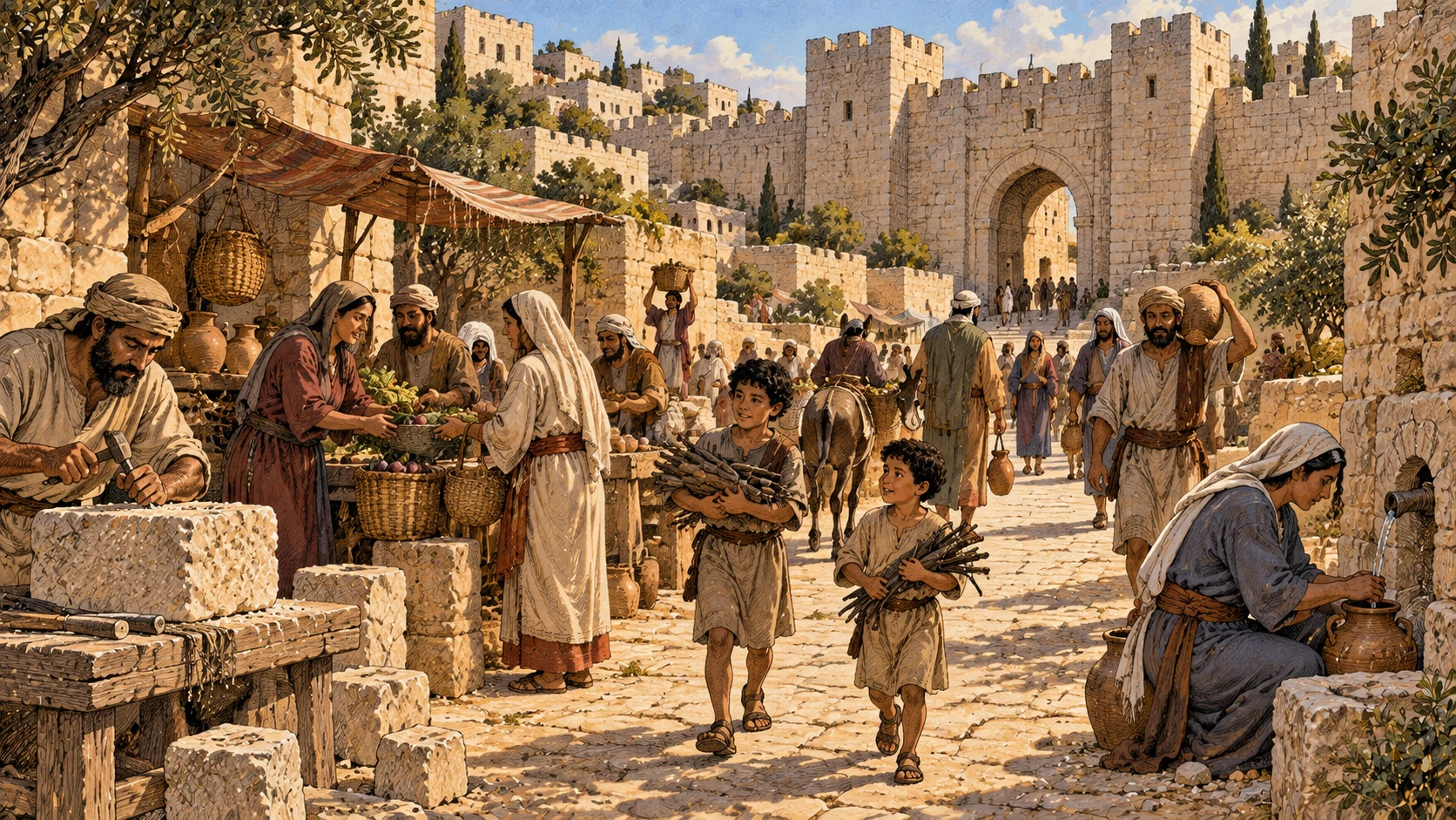 The Jebusites remain