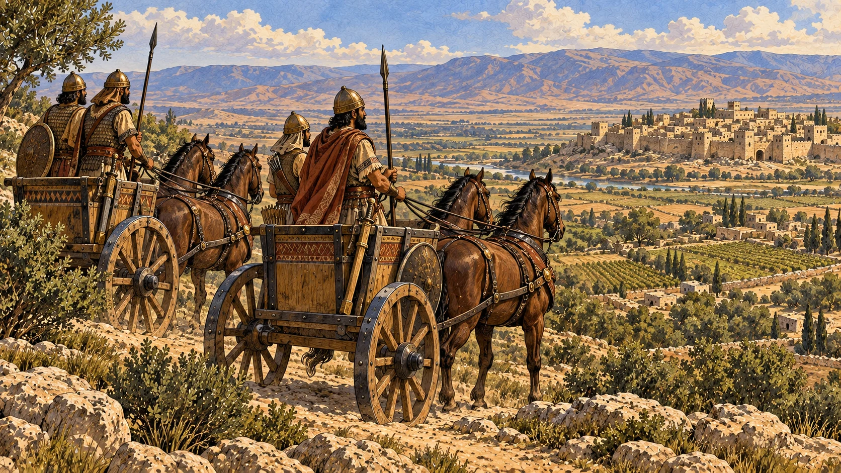Iron chariots in the valley