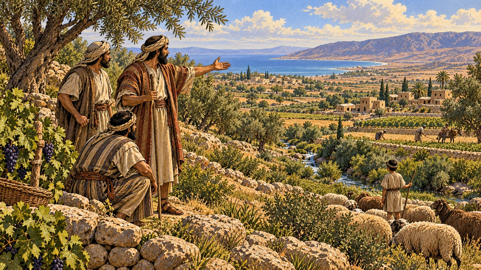 The borders of Manasseh