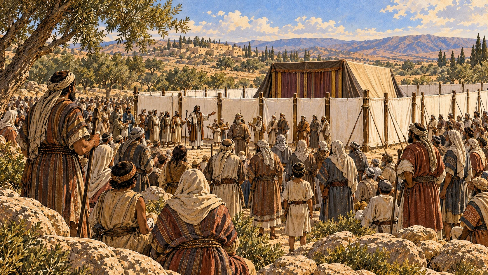 The assembly at Shiloh