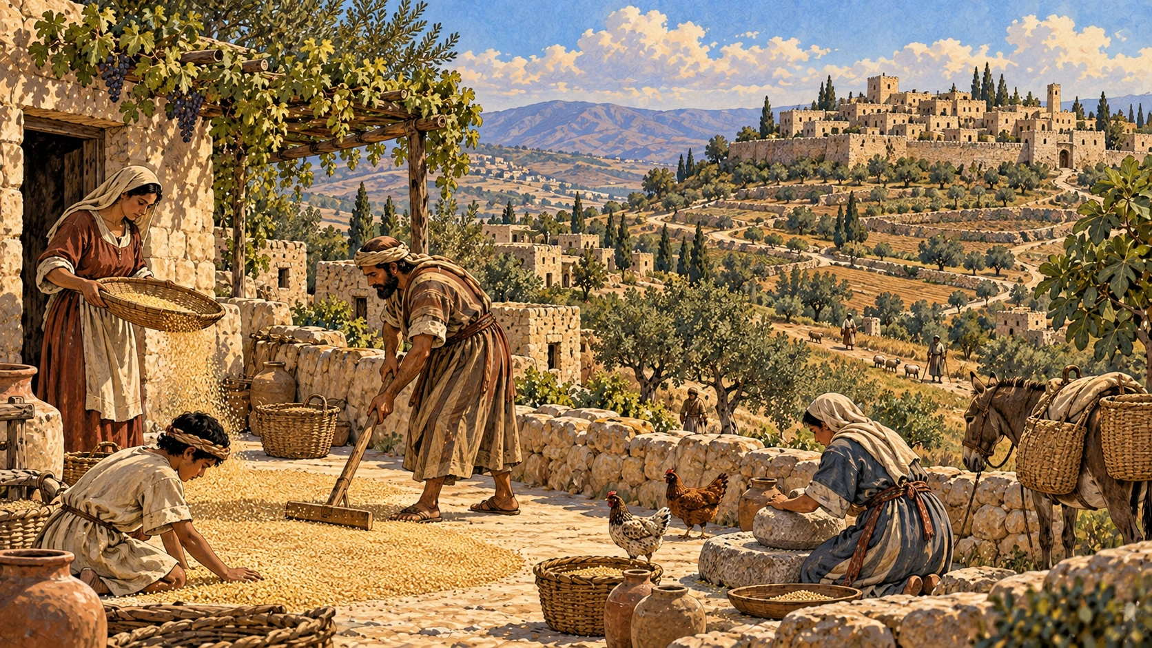 Fourteen cities and their villages