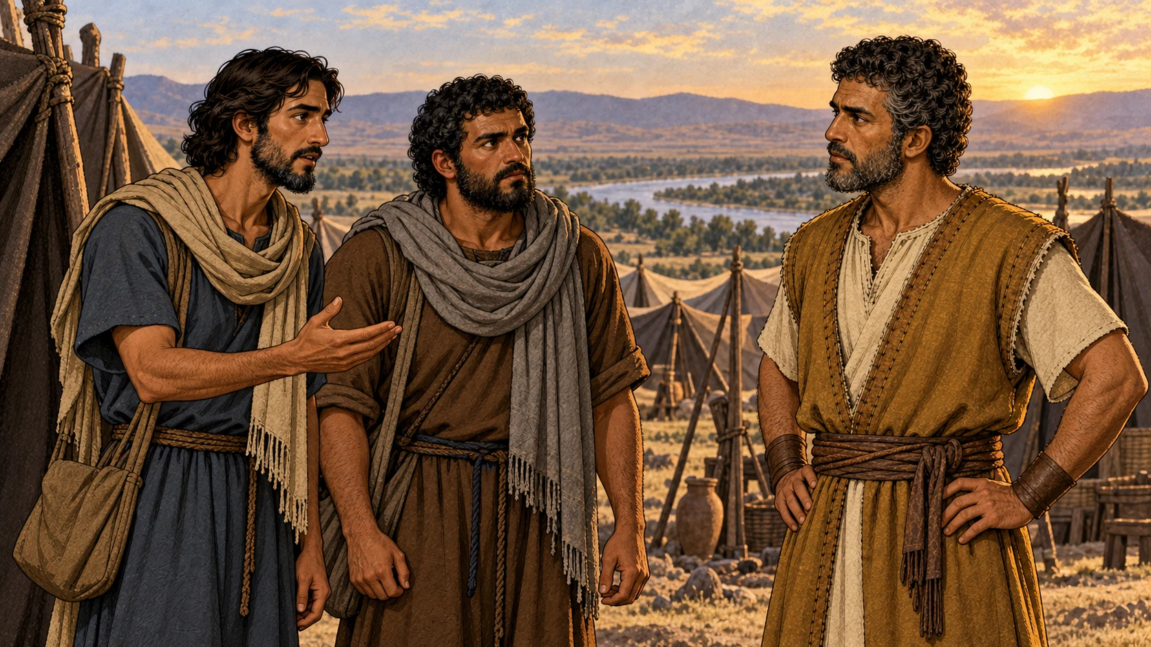 The report to Joshua