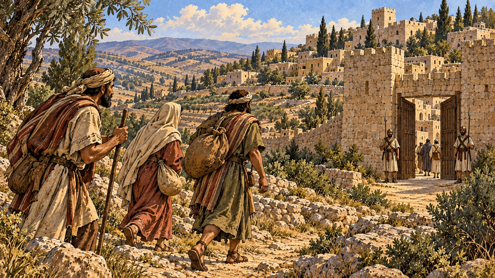 Refuge west of the Jordan