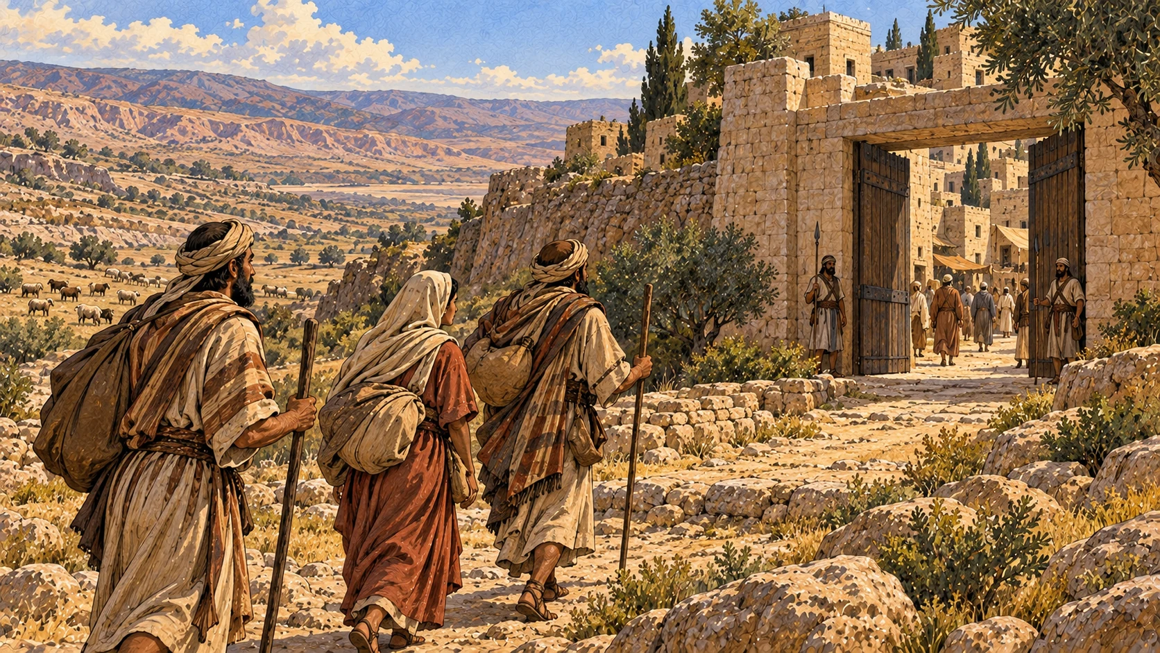 Refuge east of the Jordan