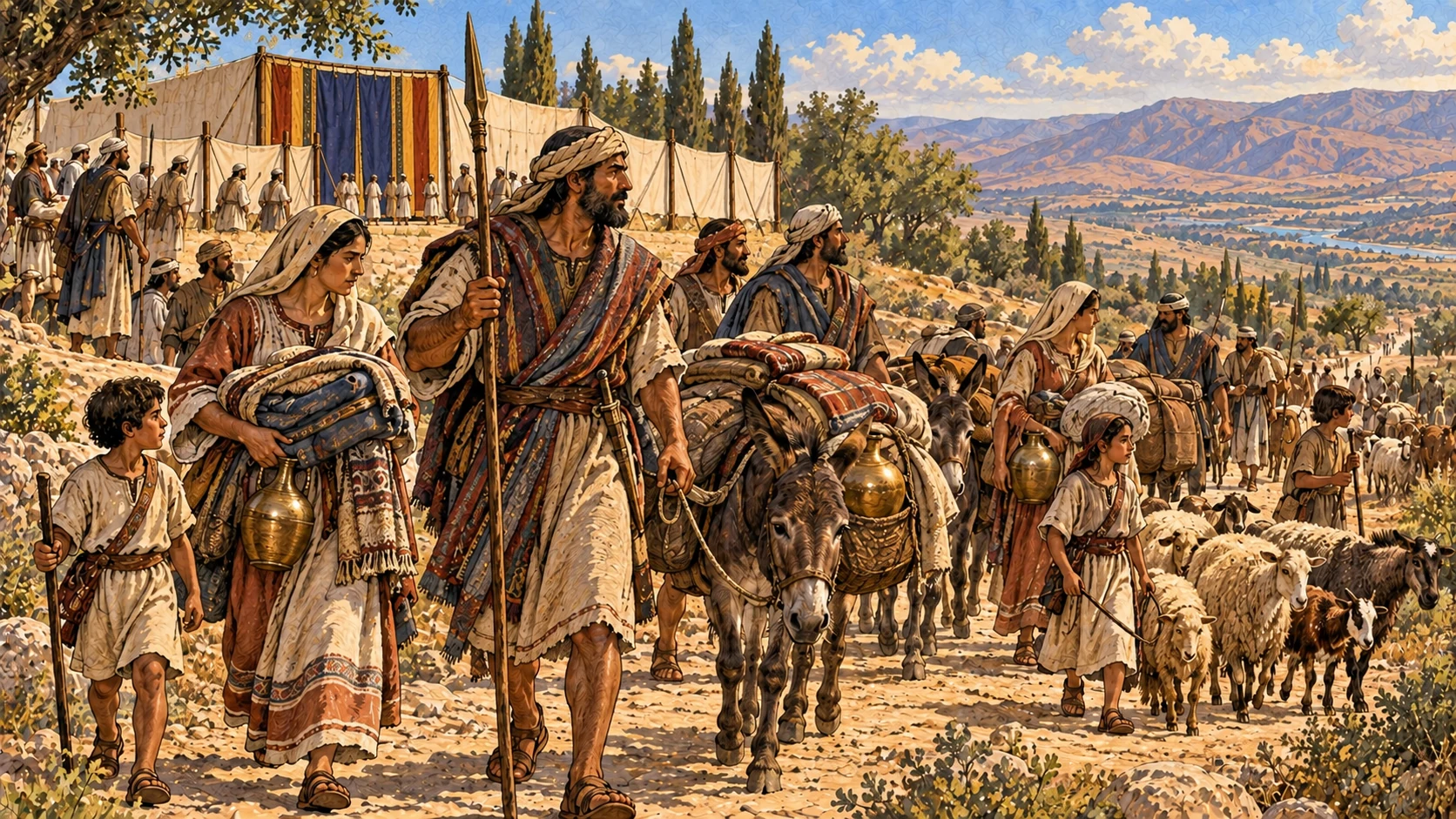 Returning with wealth