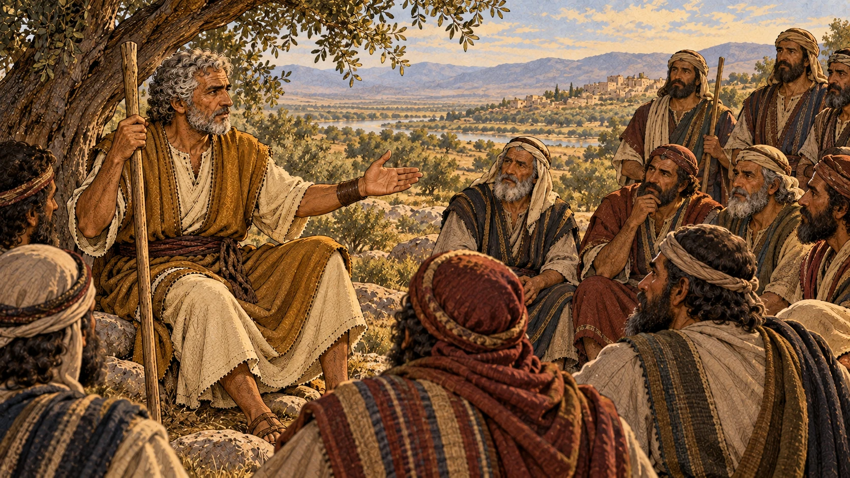 Joshua calls the leaders