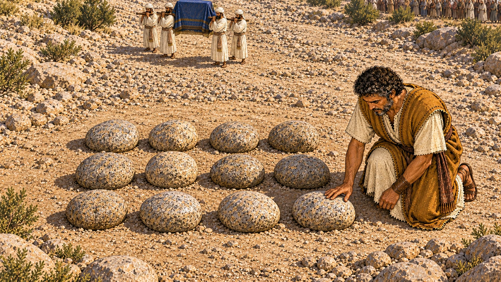 Stones in the riverbed