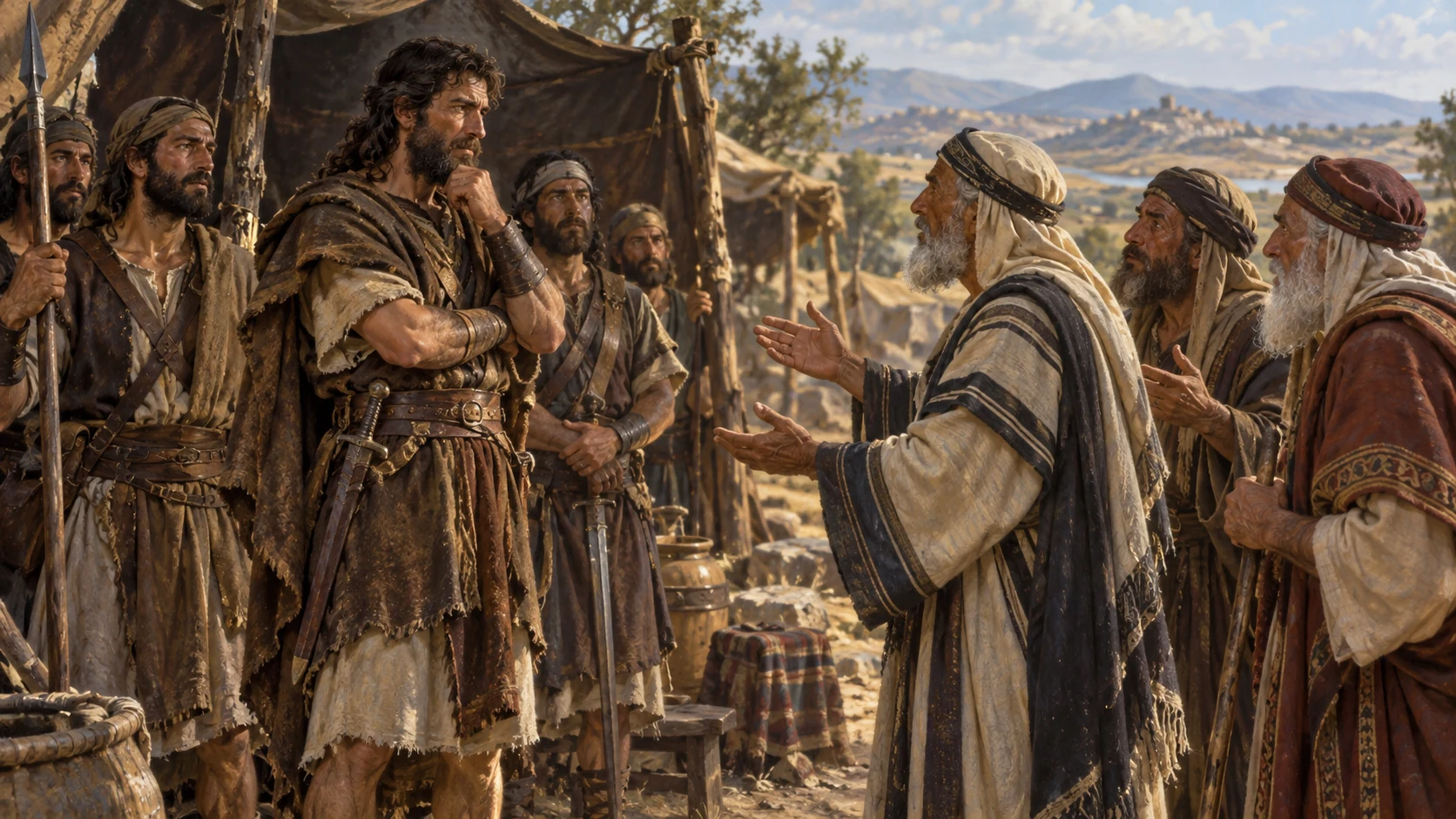 Gilead’s elders ask Jephthah to return from Tob as commander.