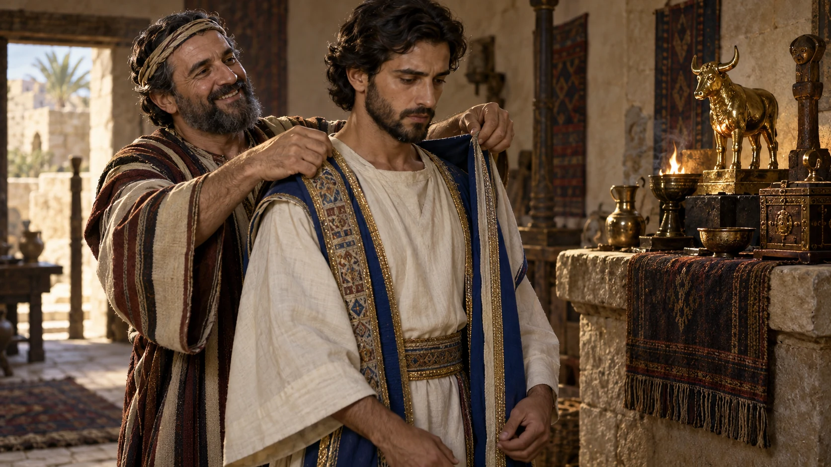Micah installs the Levite with misplaced confidence.