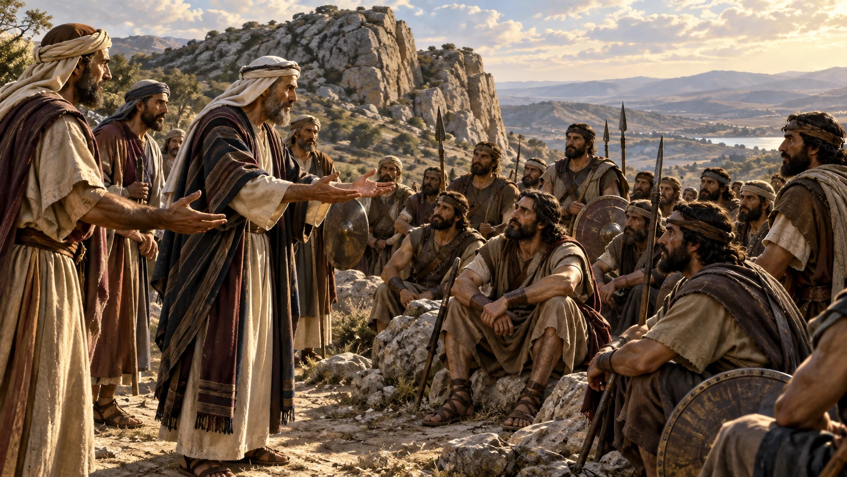 Messengers offer peace to Benjamin’s survivors.