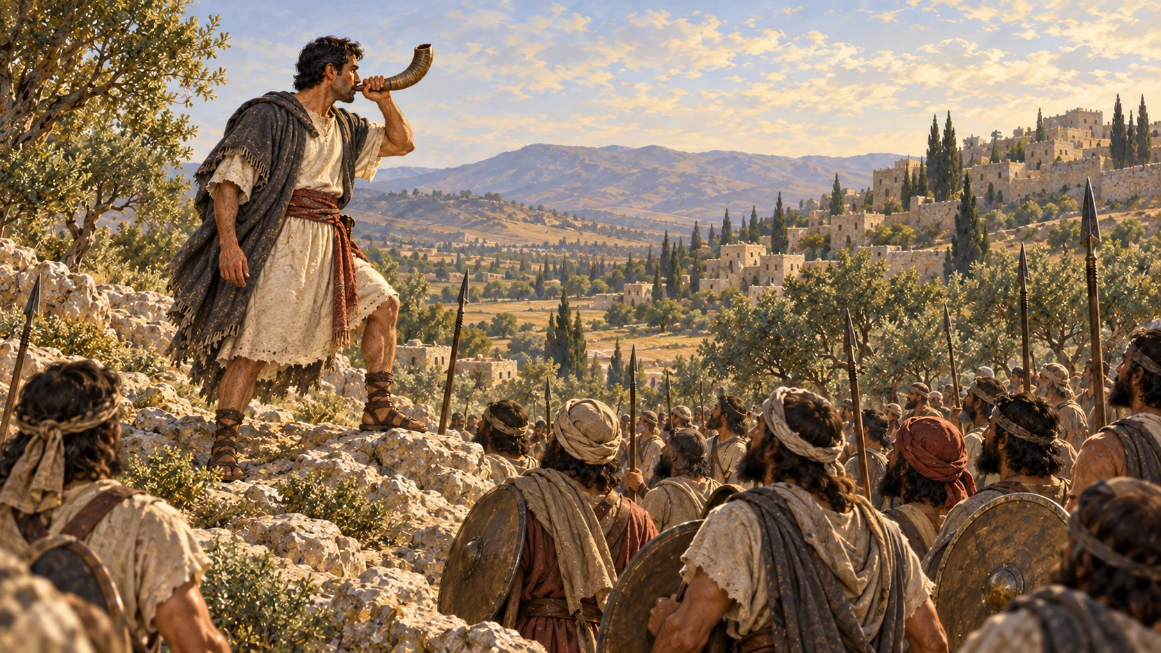 The trumpet in the hills