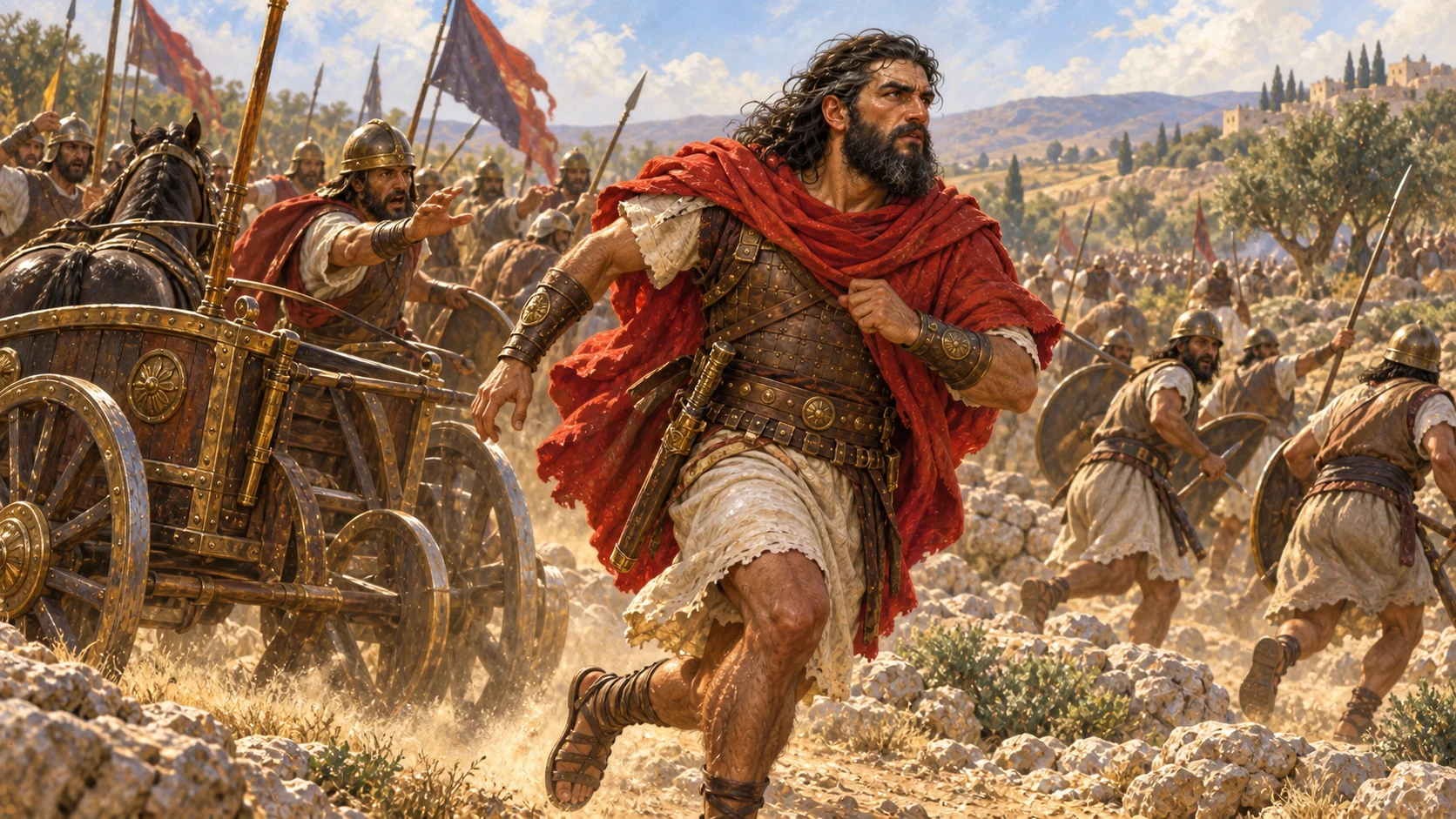 Sisera abandons his chariot