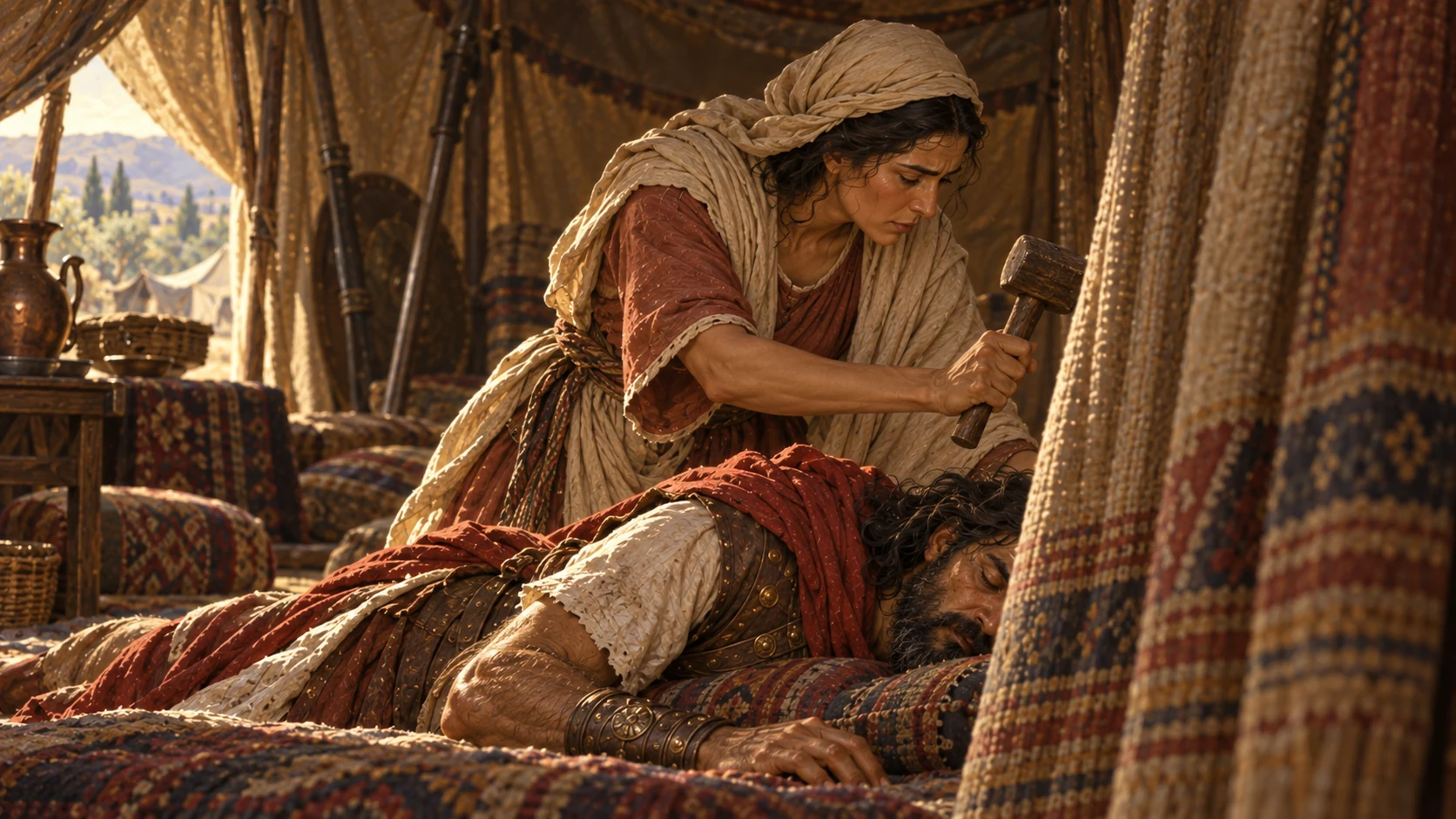 Jael and the tent peg