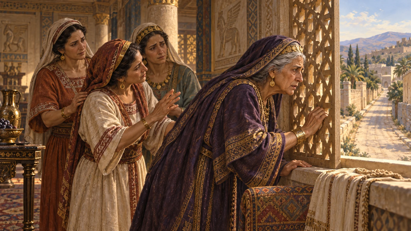 Sisera's mother waits