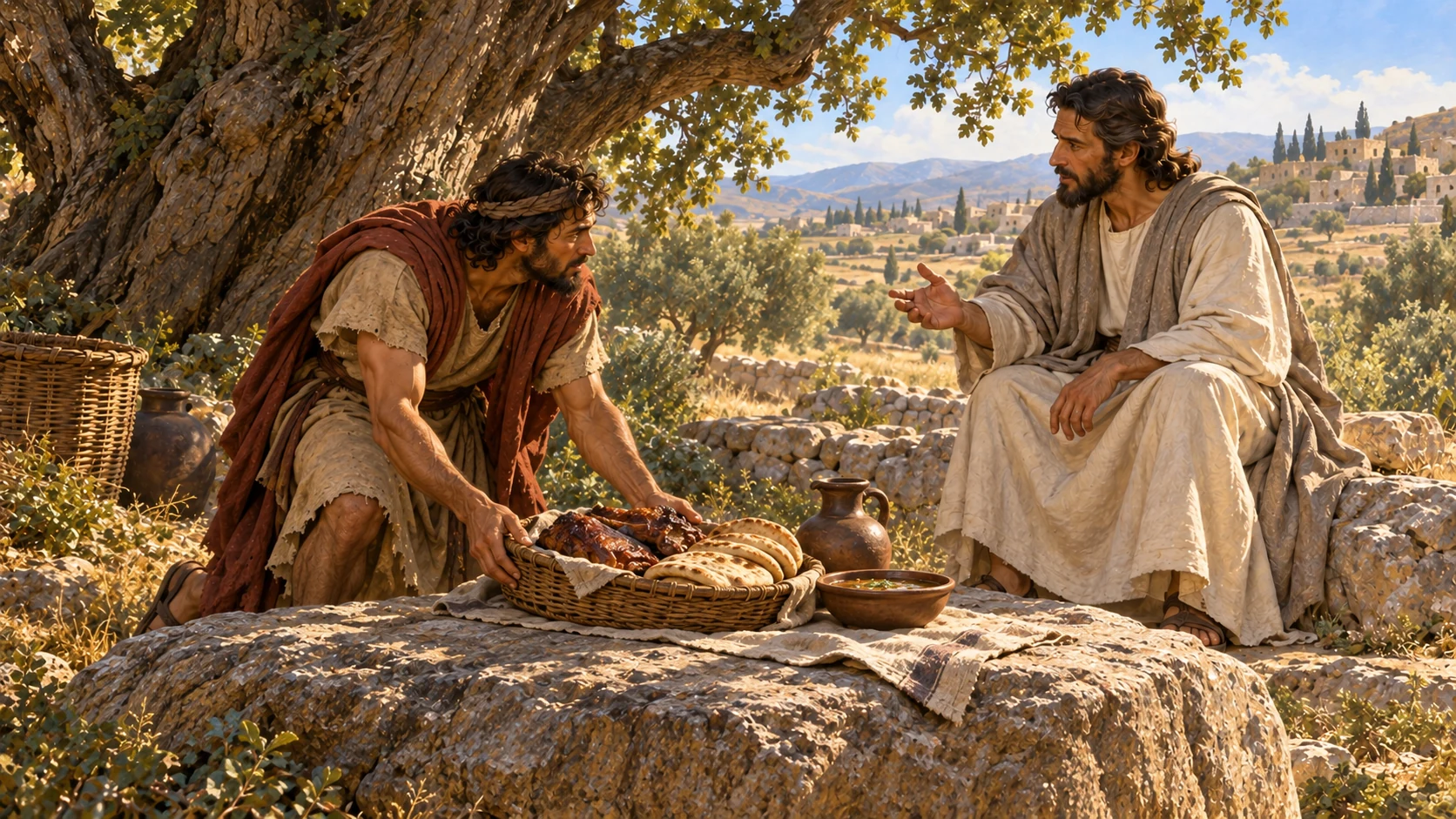 Gideon brought an offering