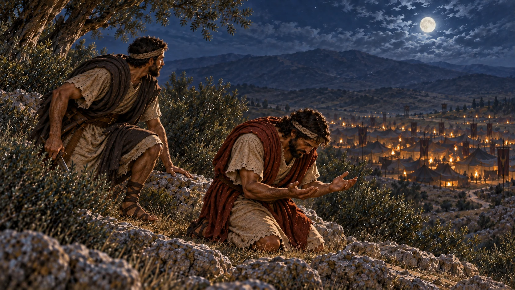 Gideon worshiped and returned