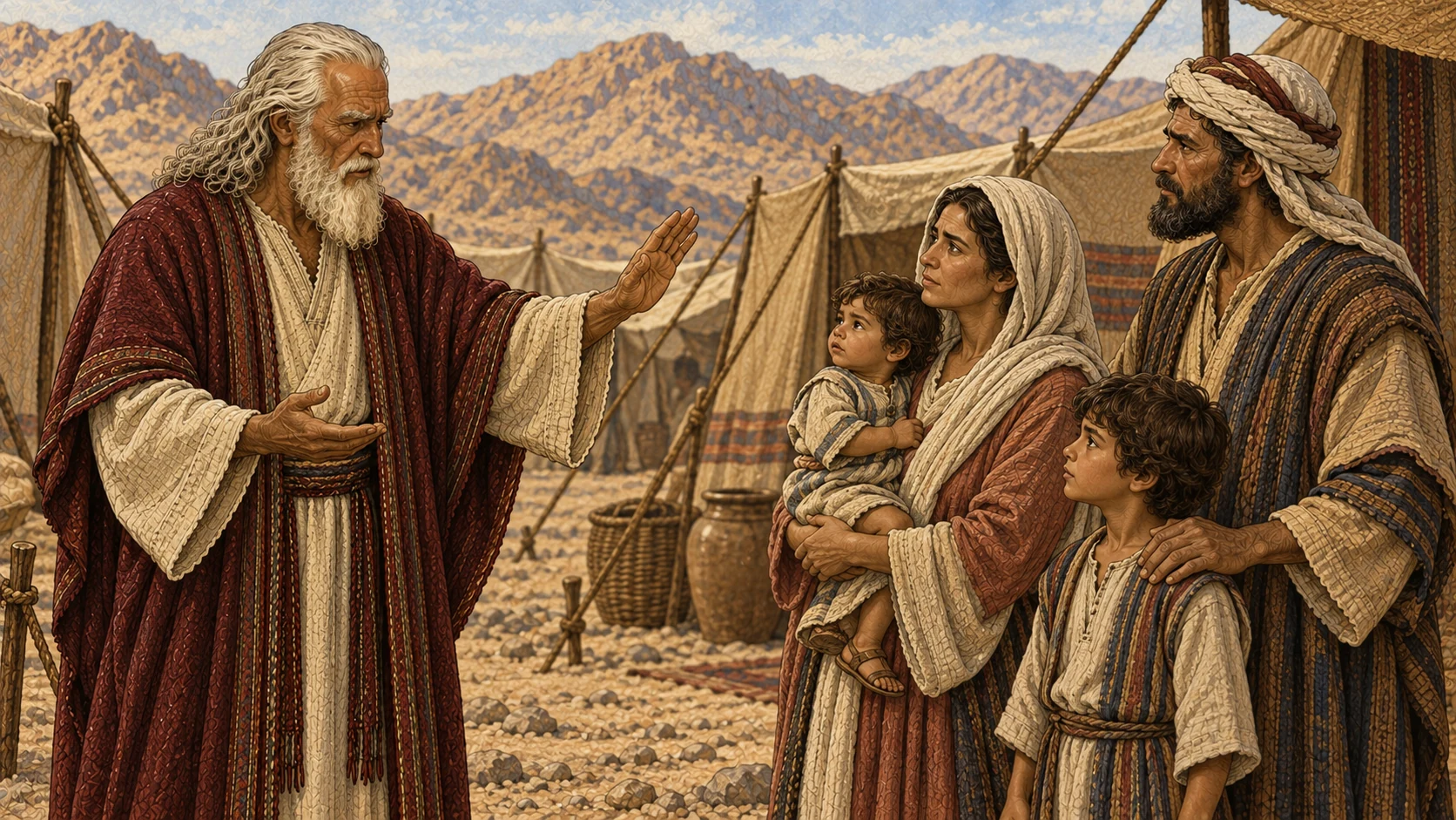 Moses instructs parents who keep their children safely close. The accompanying verse forbids giving offspring to Molech and profaning the name of God.