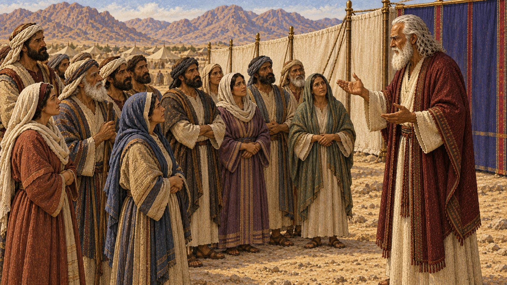 Moses addresses the gathered households together. The accompanying verses bind native-born Israelites and resident sojourners to the same statutes and warn that defiling the land can bring expulsion.