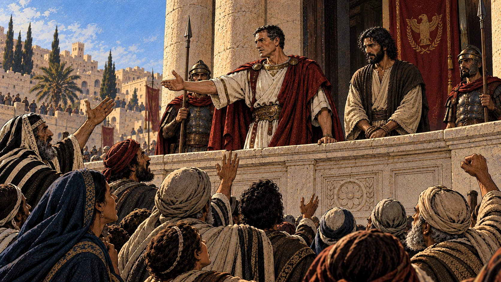 Pilate Offers the King of the Jews.