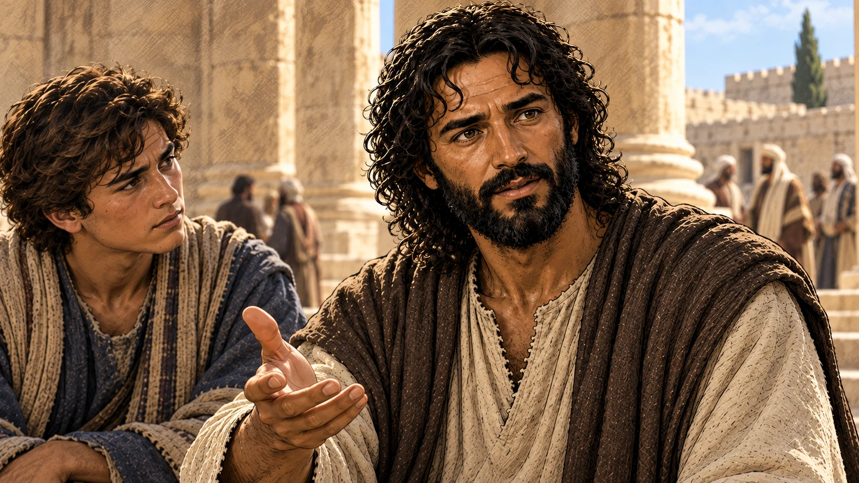 Jesus points his disciples toward the Messiah as their one instructor.
