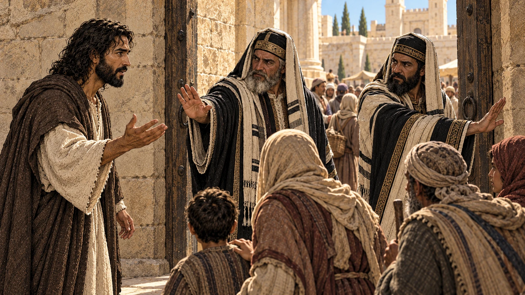 Jesus directly rebukes leaders for obstructing others.