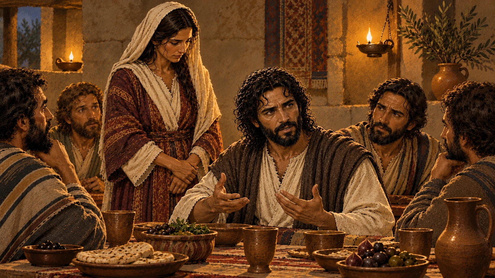 The Poor and Jesus's Near Departure.