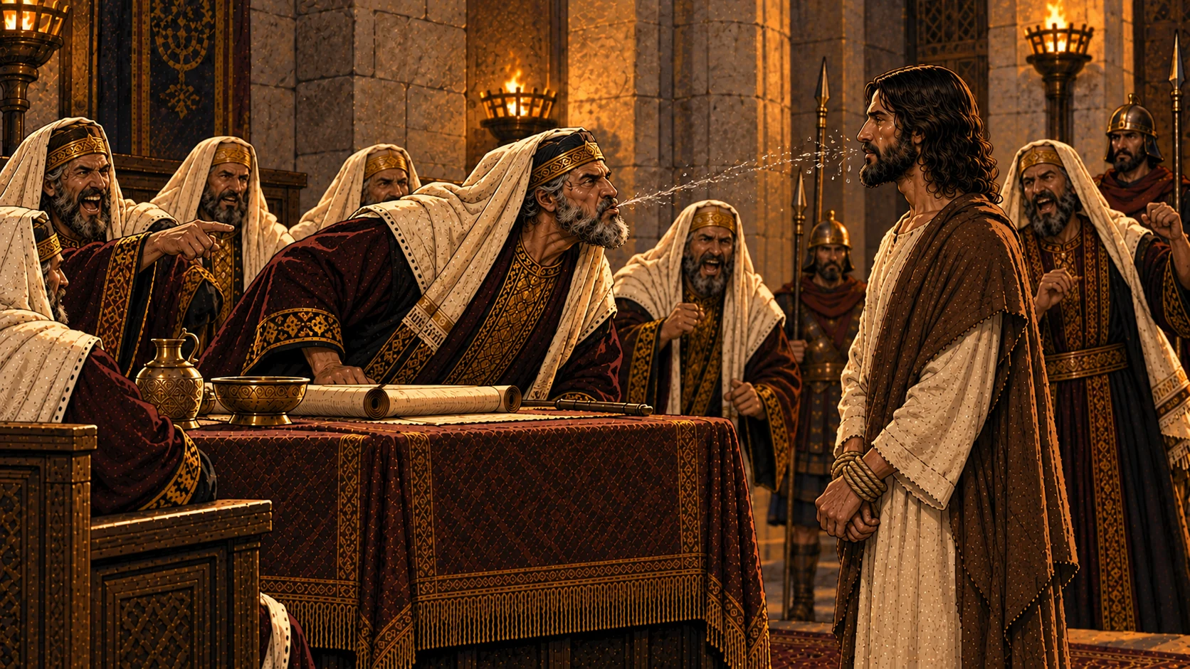 They Spit in Jesus's Face.