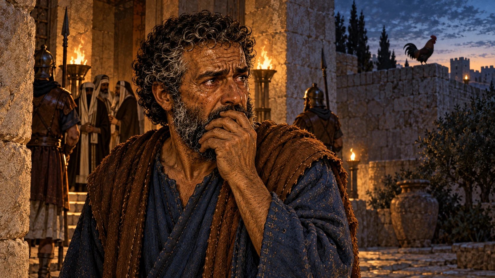 Peter Remembers and Weeps.