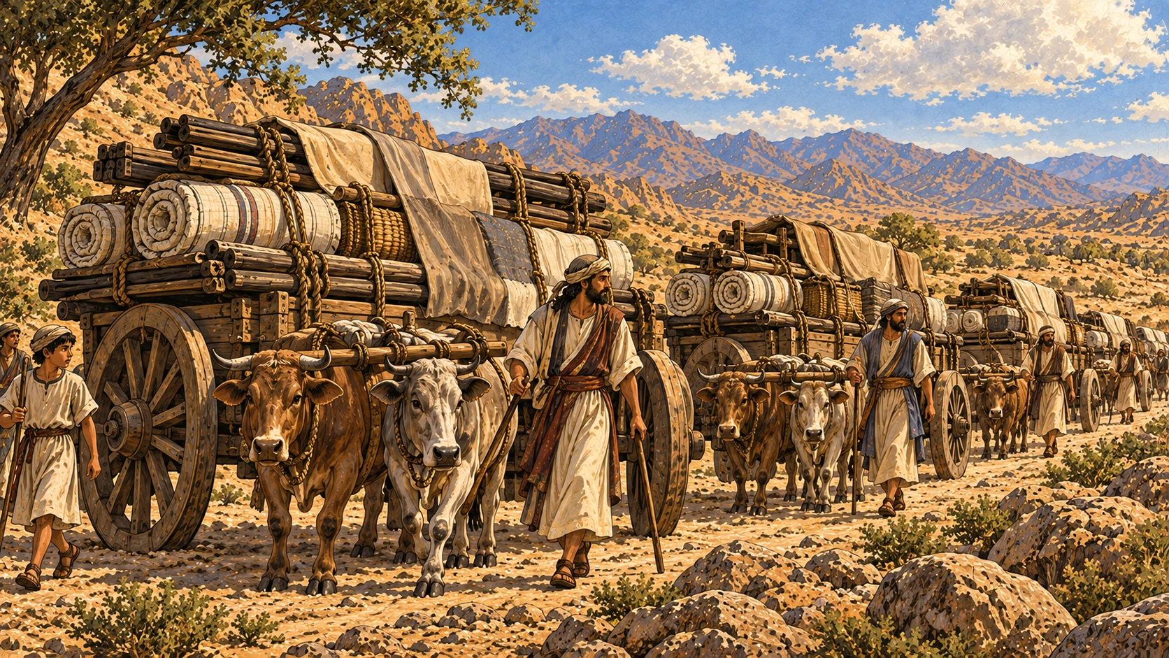 Carrying the tabernacle