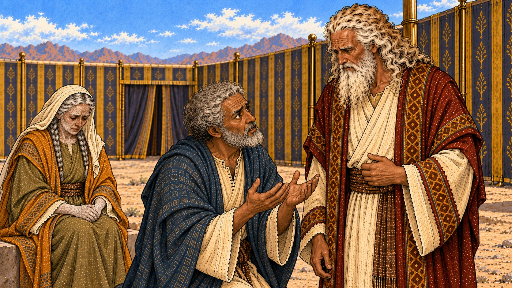 Aaron pleads for forgiveness