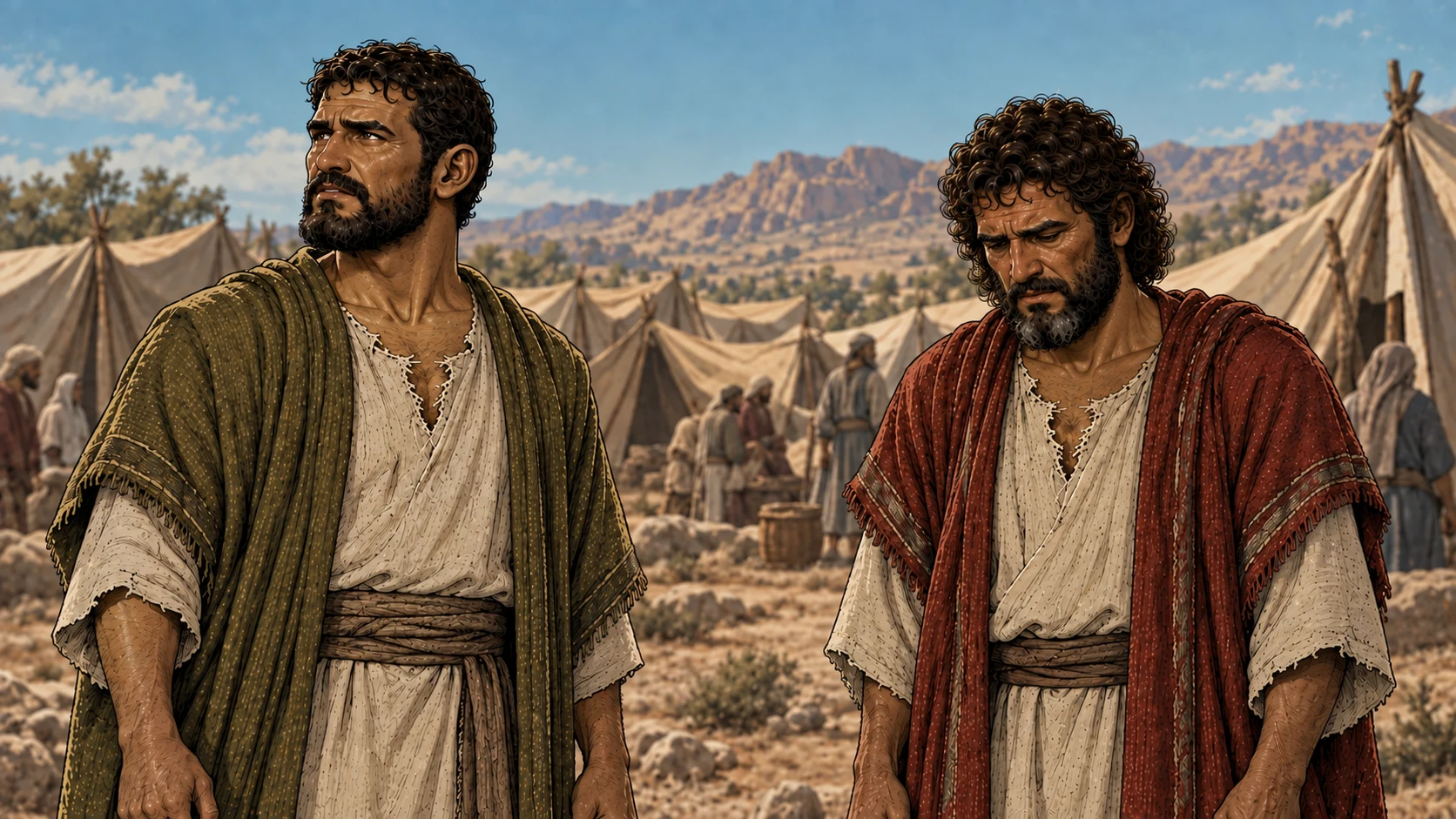 Joshua and Caleb remain alive