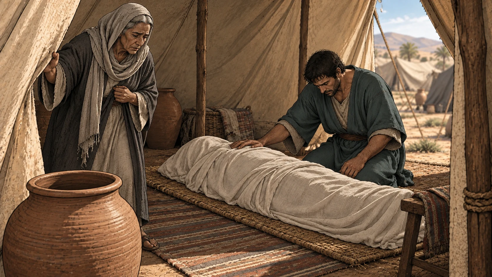 When death occurs in a tent