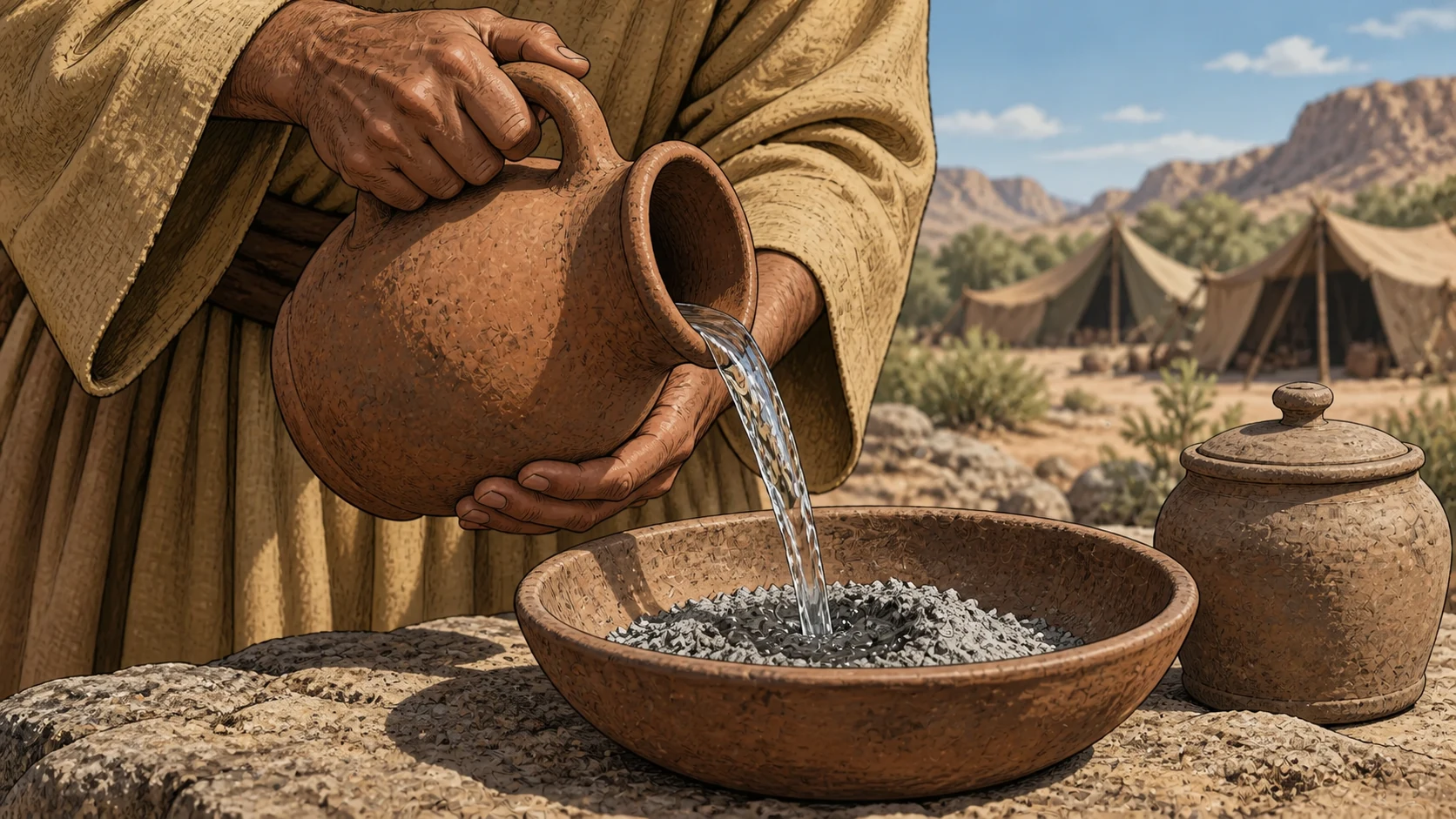 Water and ashes