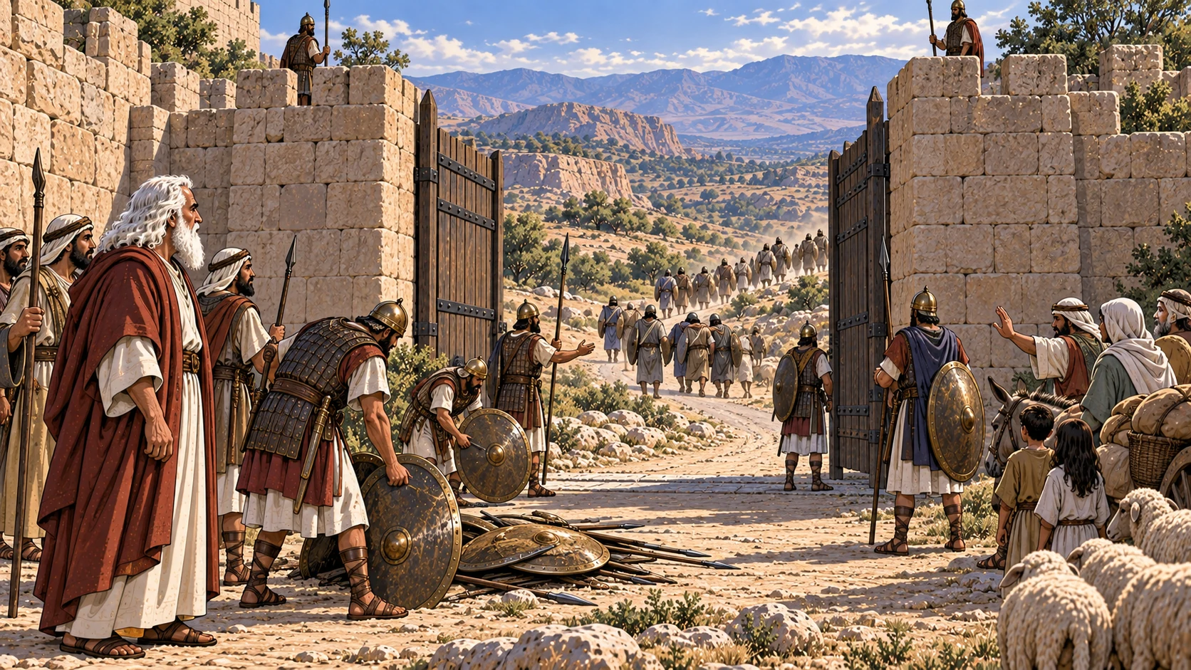 Israel takes the land