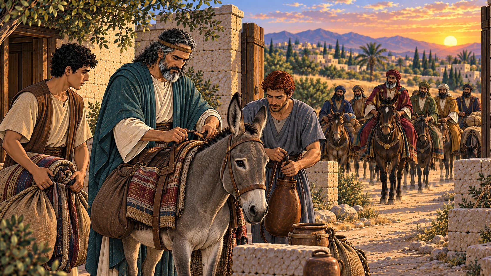 Balaam sets out
