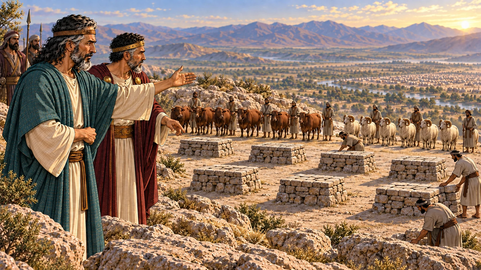 Seven altars