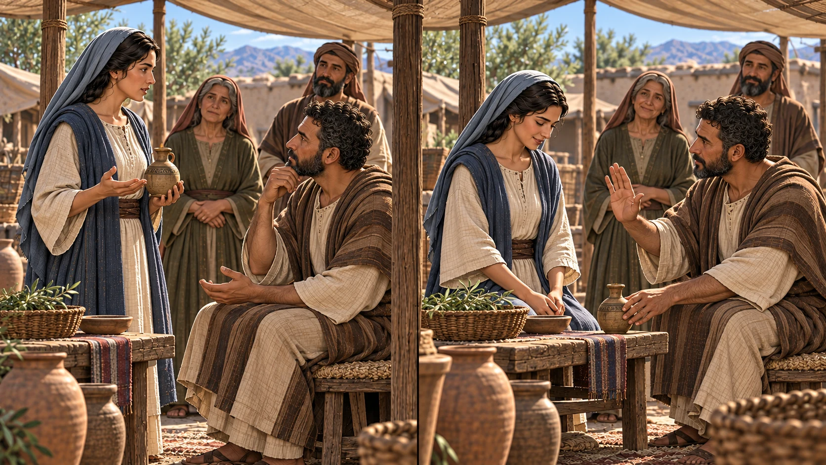 A vow heard by her husband