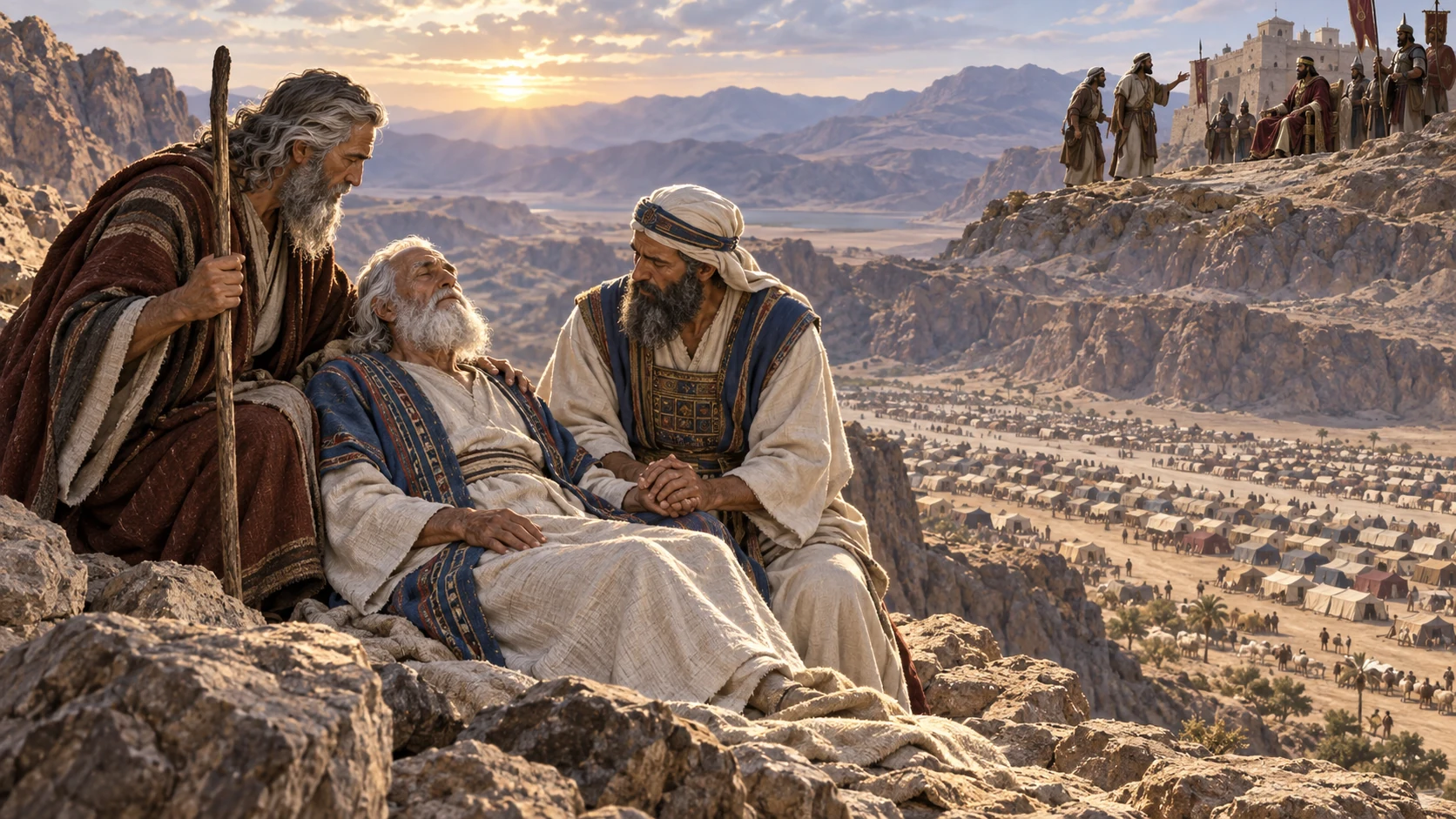Aaron on Mount Hor