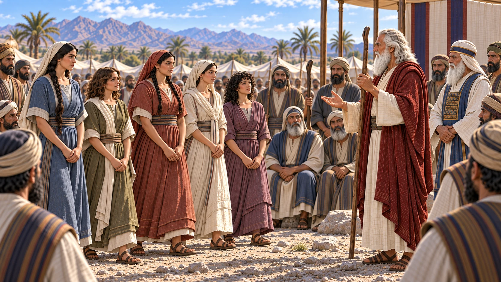 Moses gives the ruling