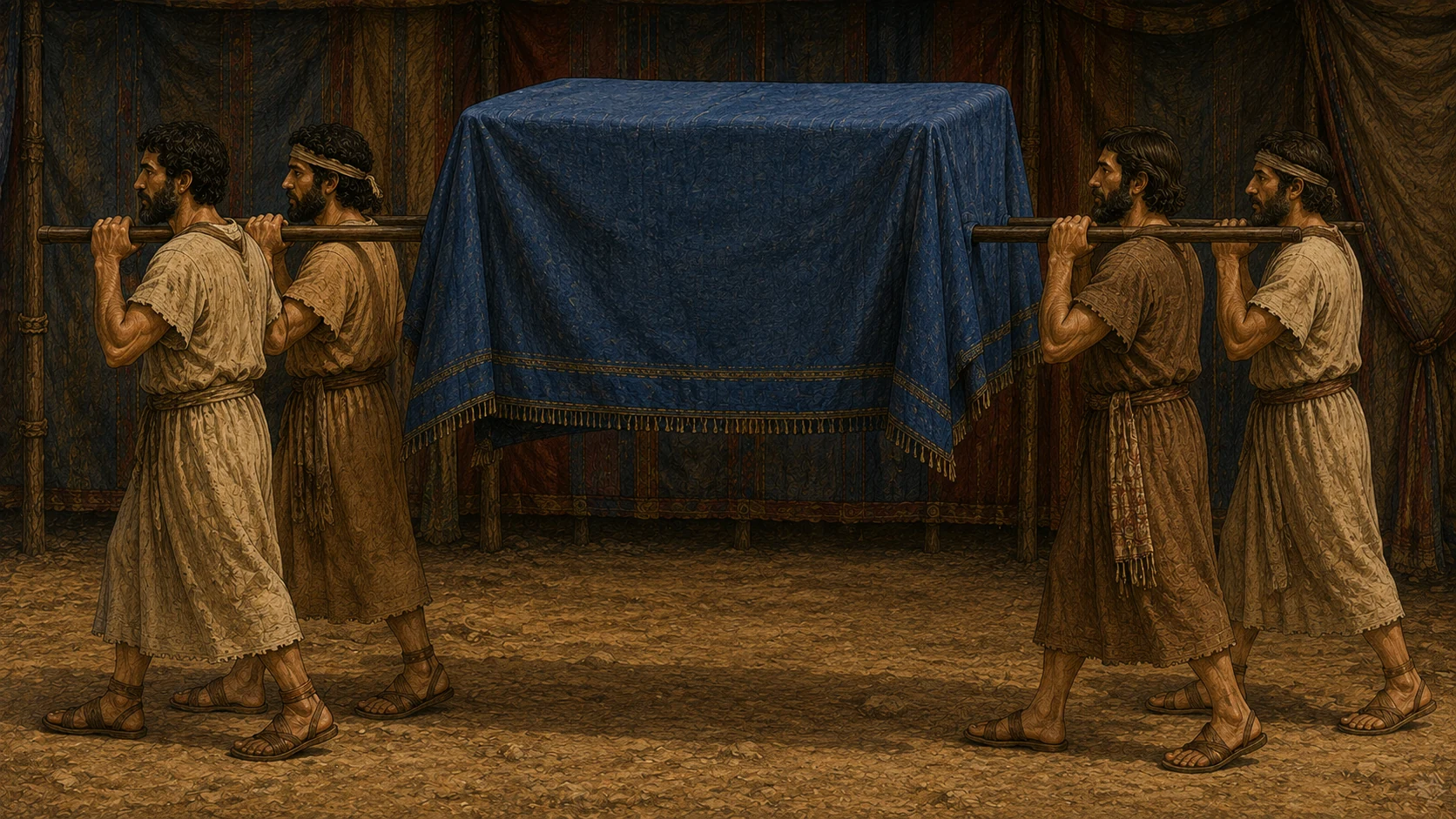 Kohathite carrying duties