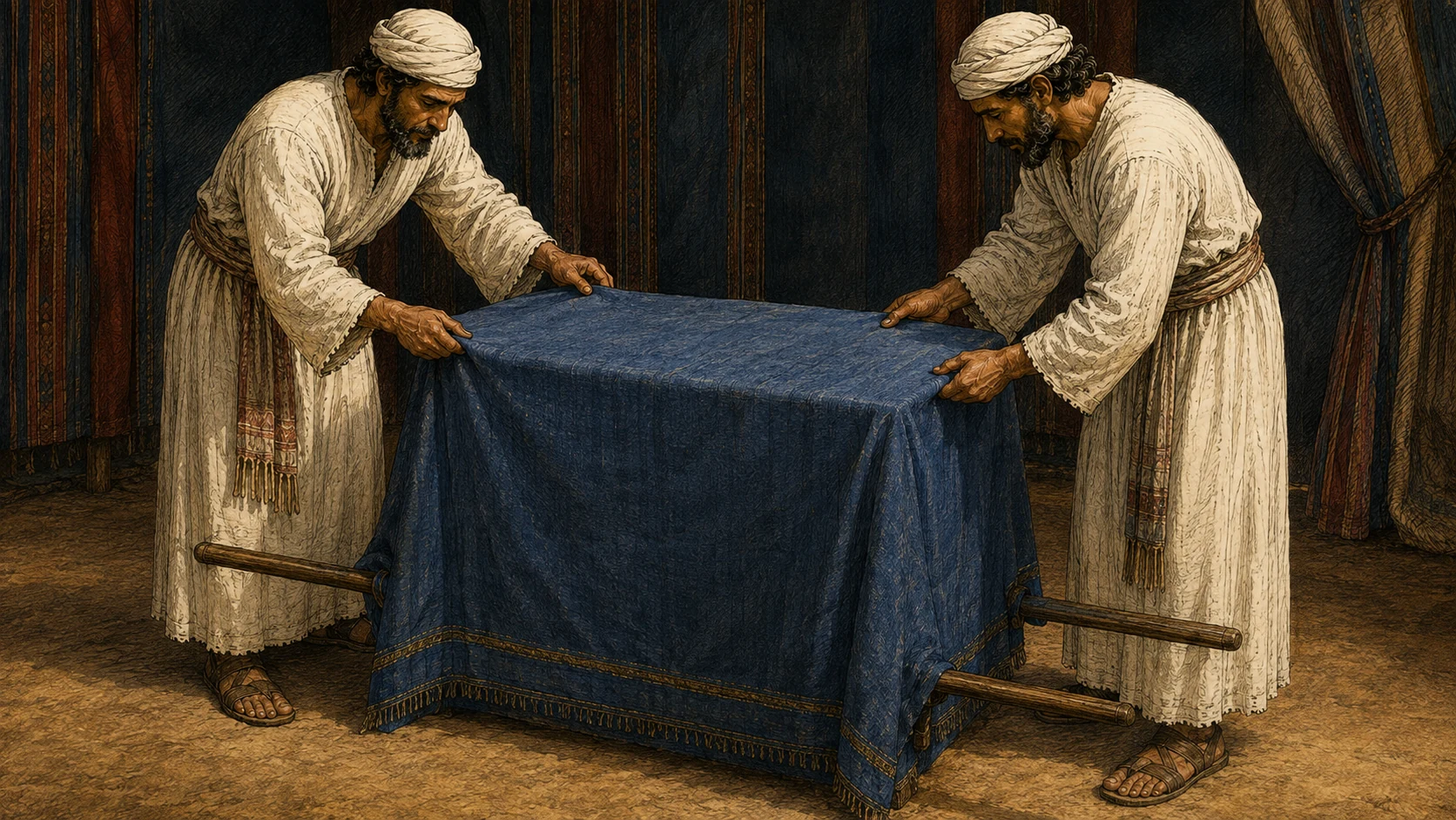 The ark covered