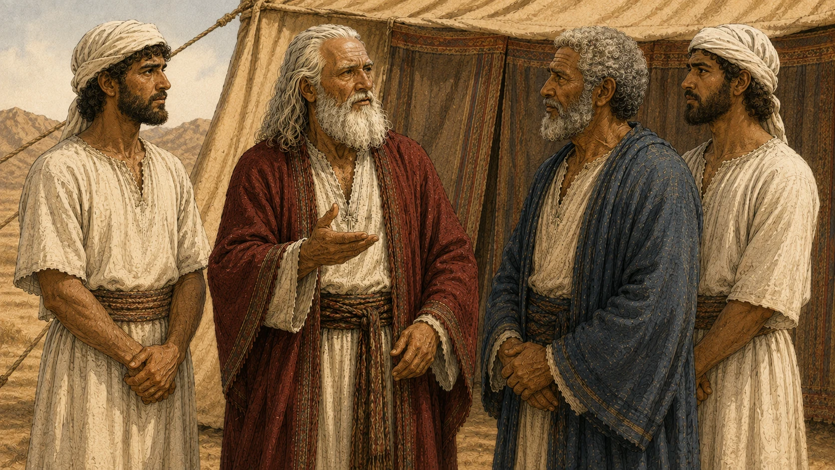 The instruction to bless