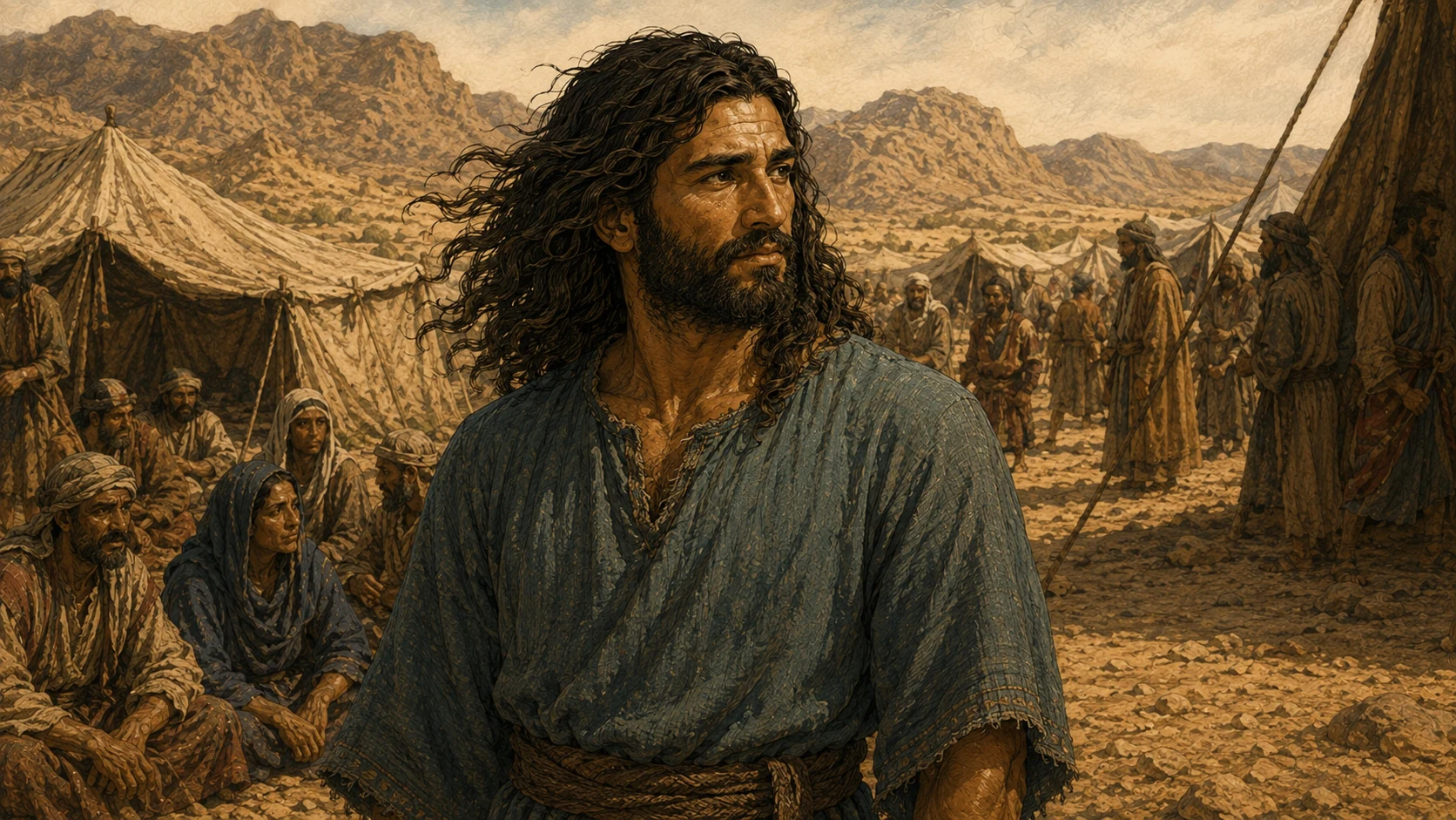 The uncut hair