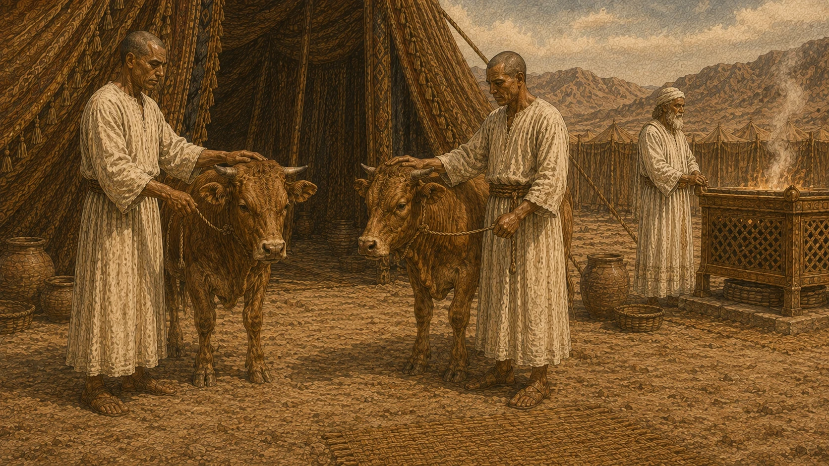 Hands on the offerings