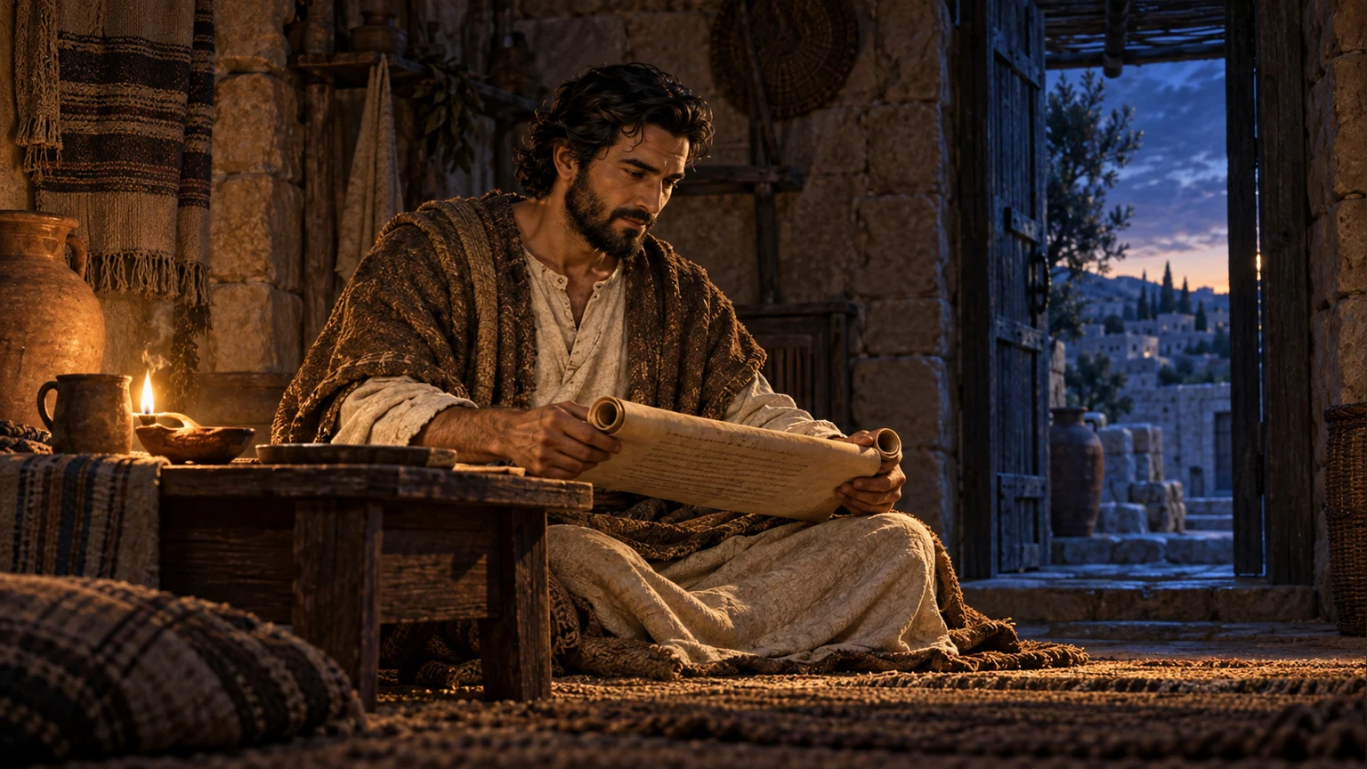 Illustration for Psalms 1:2.