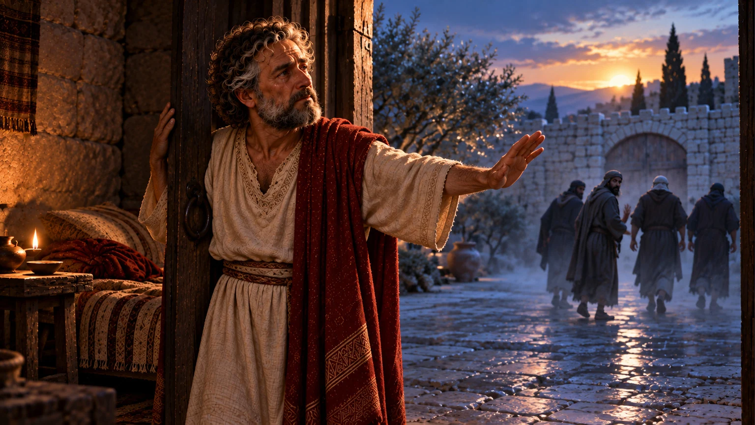 Illustration for Psalms 6:8-10.