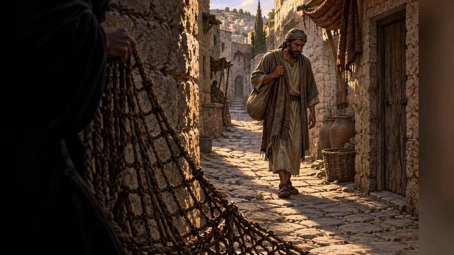 A predator's ambush becomes a human trap in a narrow lane; keep victims' vulnerability central.